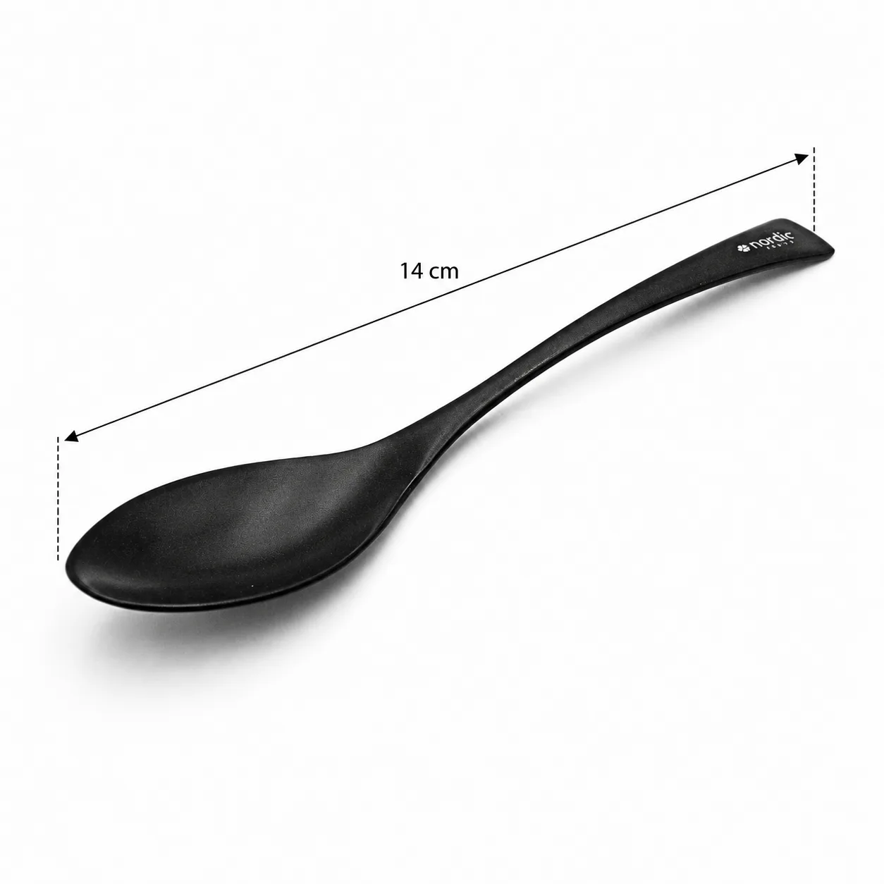 quenelle spoon curvey m jet black