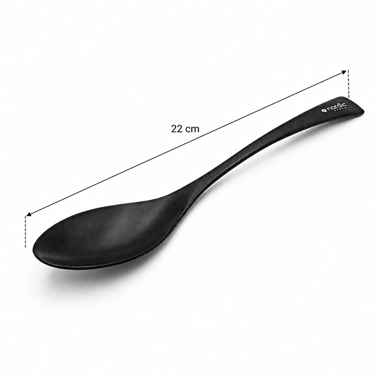 quenelle spoon curvey l jet black