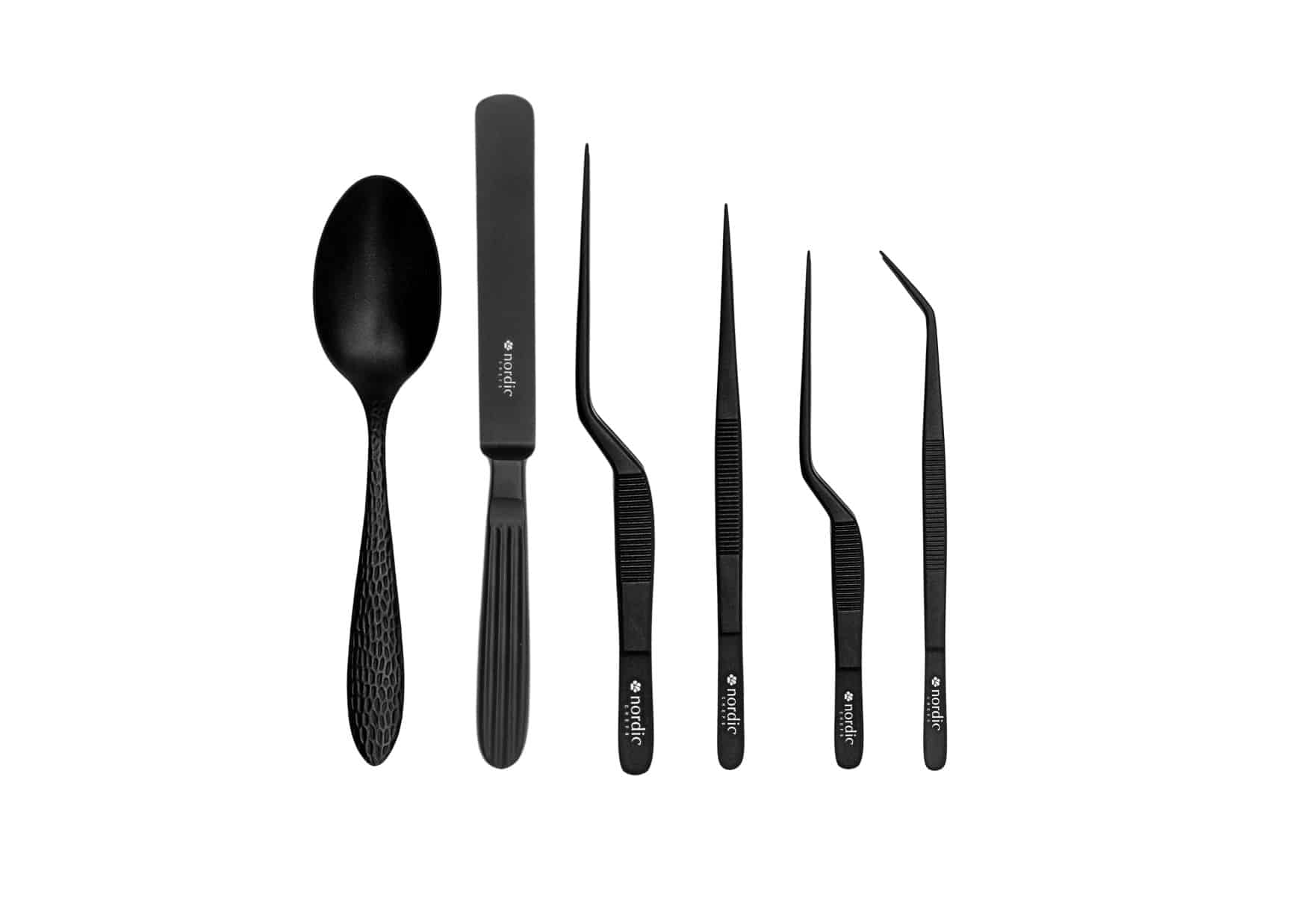 E☆キッチンツールセット 5種 黒 キッチンツールセット（5種×1セット）【AJM19S5 L】｜ALESSI JAPAN
