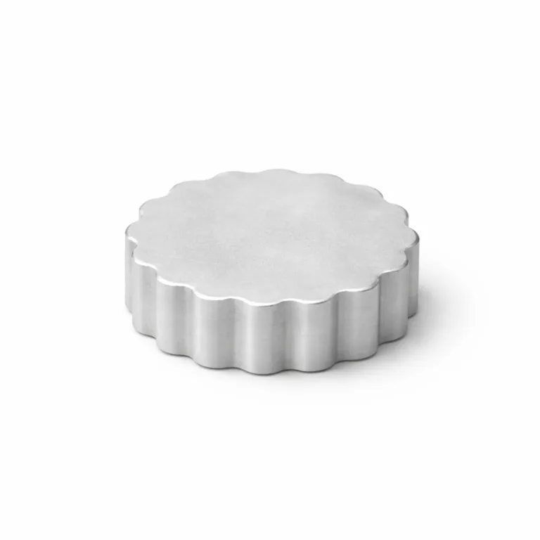 Molde de aluminio de parte superior plana Nordic Chefs para croustades, ideal para elaboraciones rellenas y crujientes