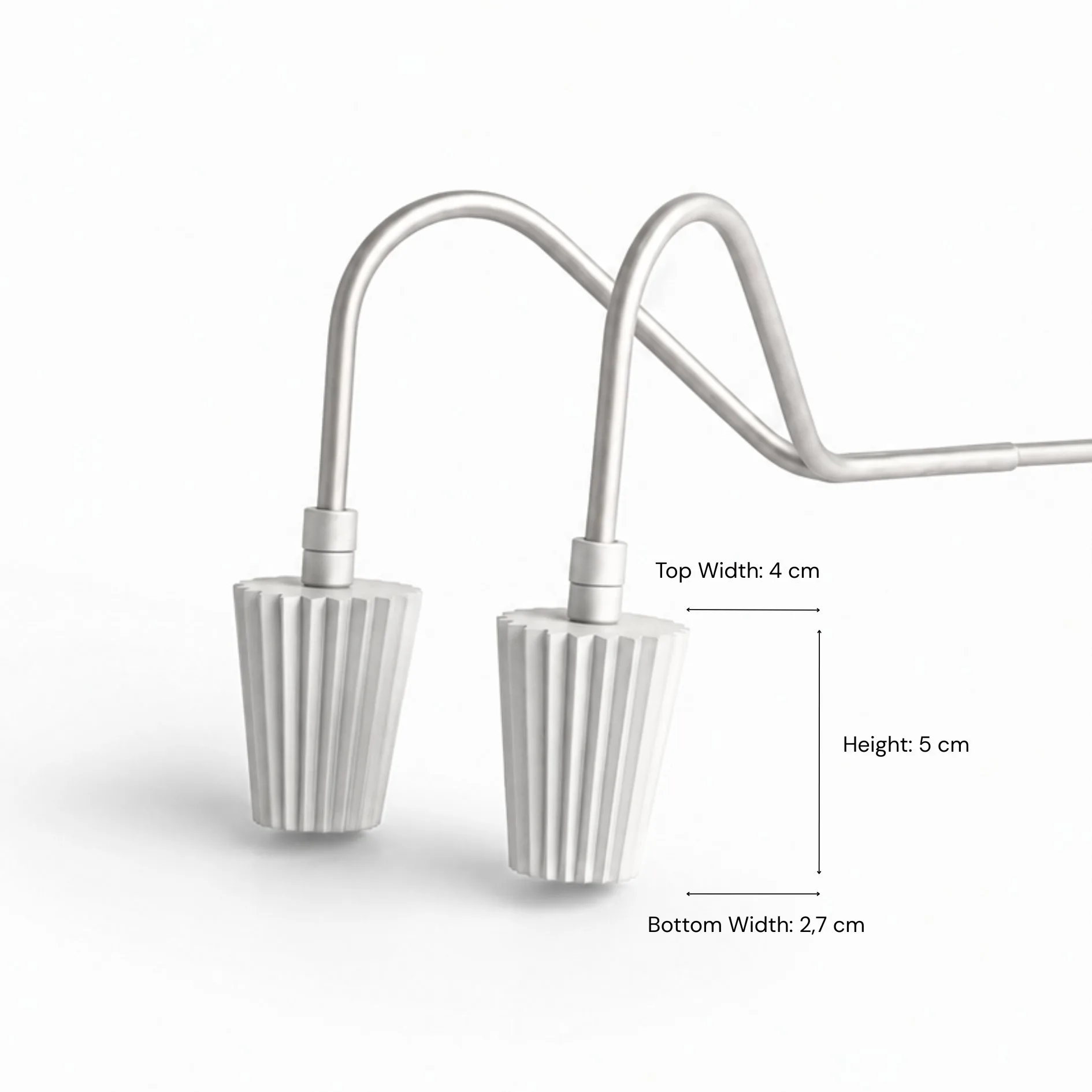 Double Croustade Iron head dimensions and size reference