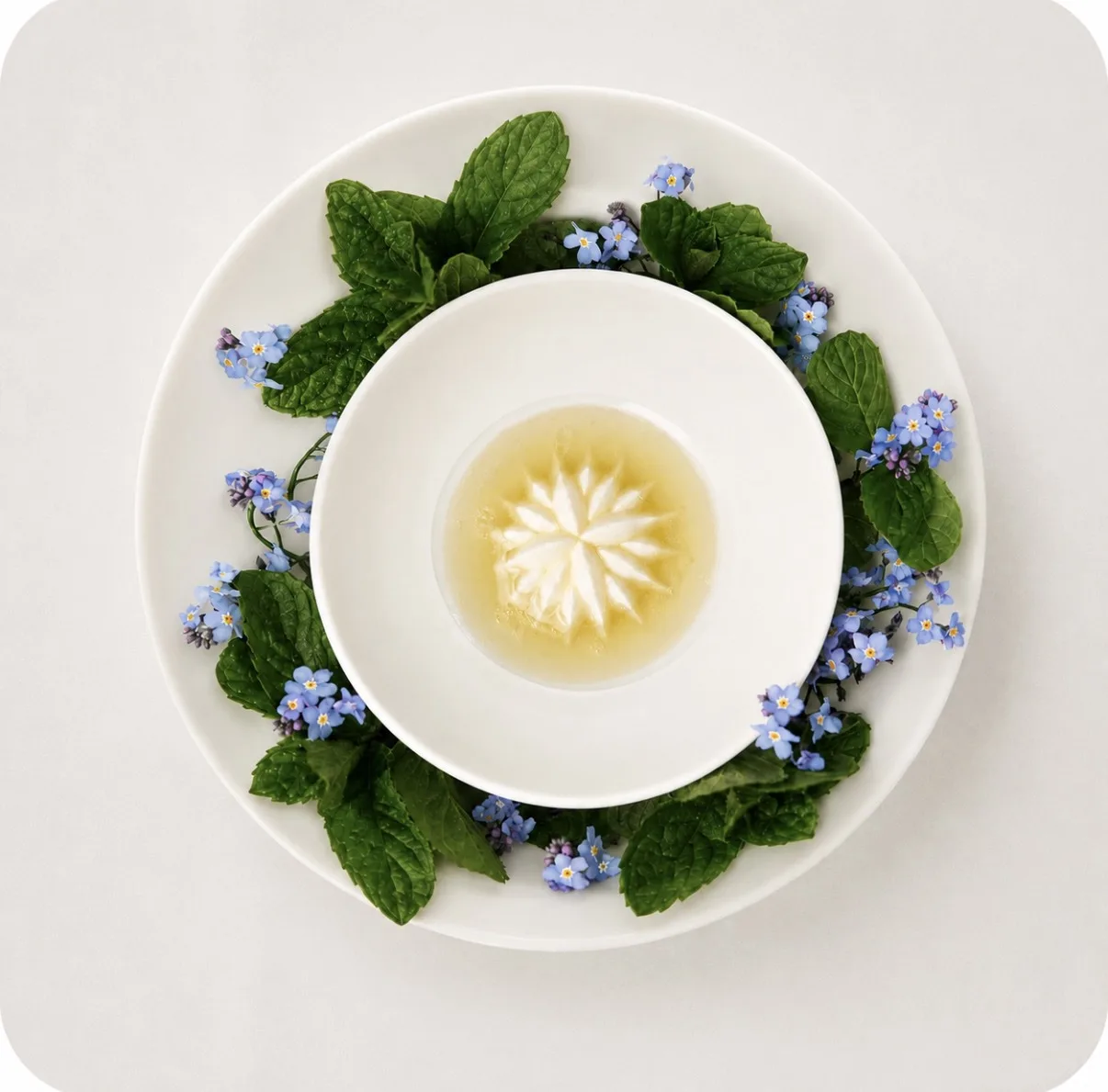 molde de flor de saint honoré