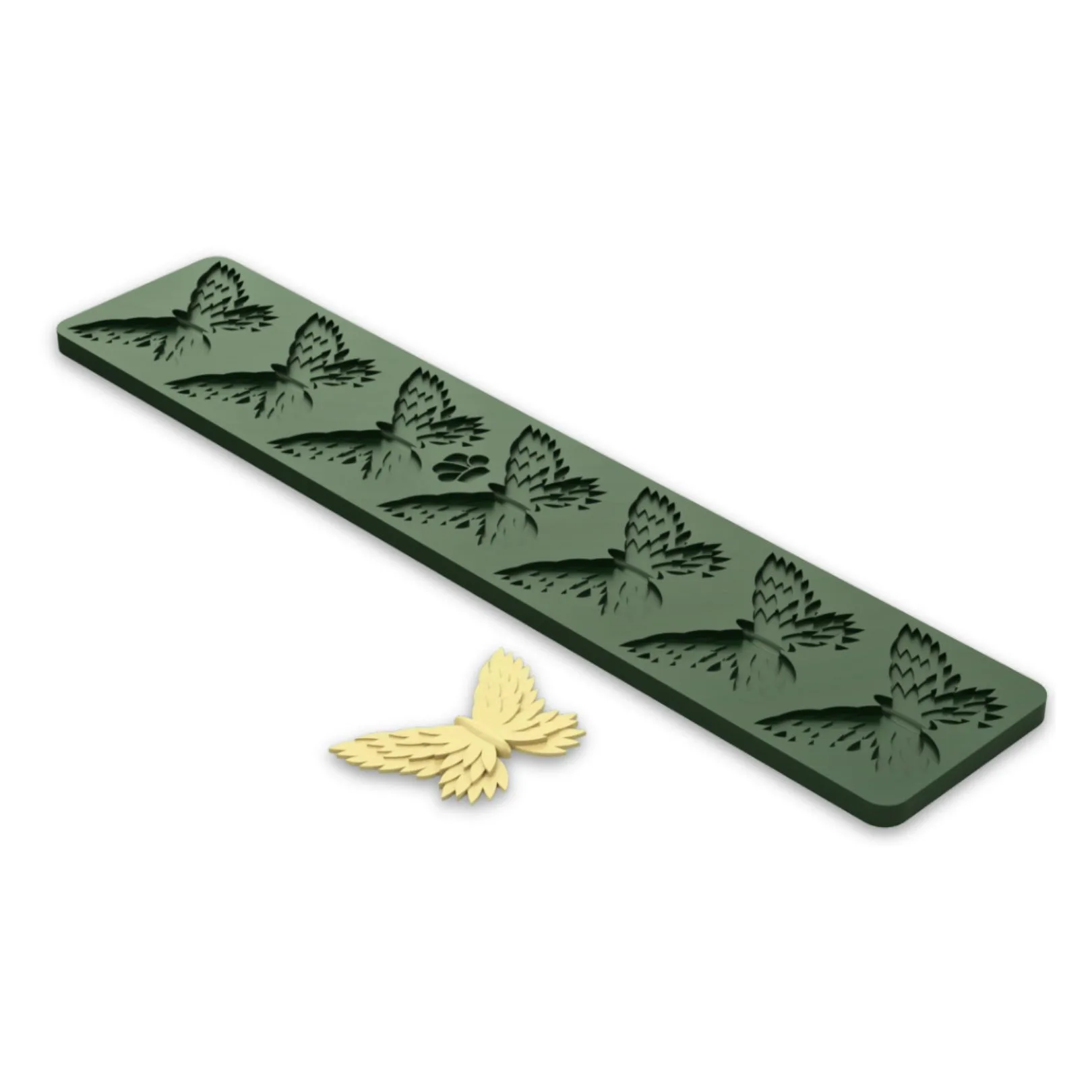 Butterfly silicone tuile