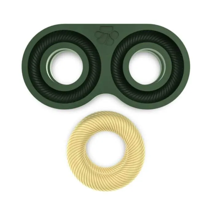 Ring twist silicone pastry mold