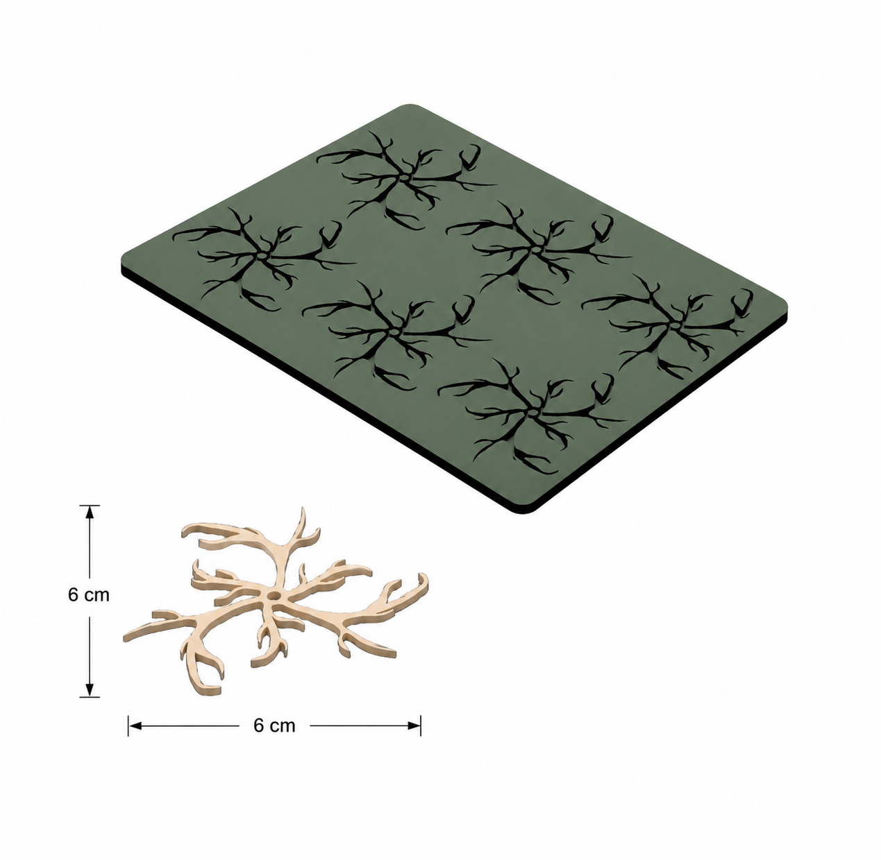 branch tuile mold