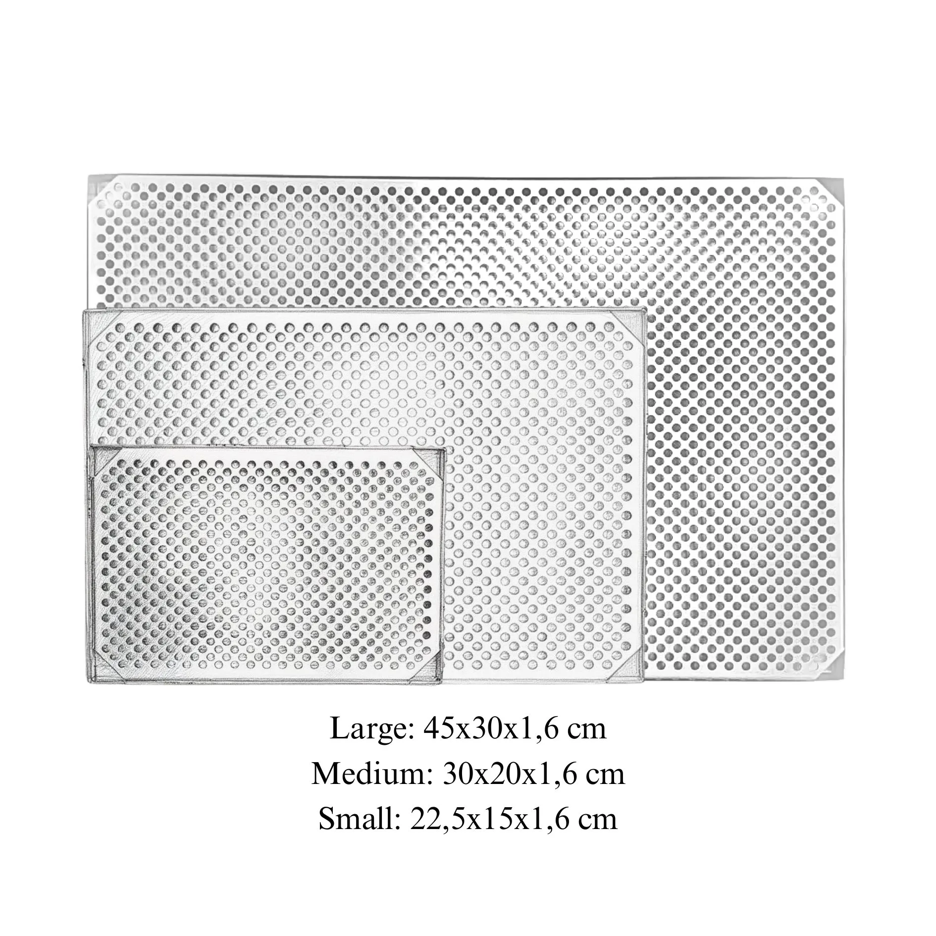finishing tray, drip tray