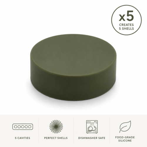 5 cavity shell insert for monaka & tart shells